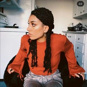 Cropped Cinch Sweater